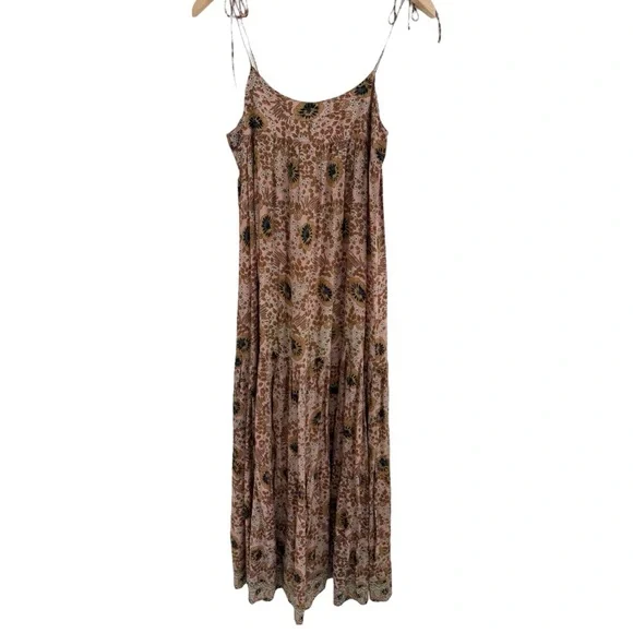 Natalie Martin Melanie Dress in Light Brown/Rose - Picture 5 of 7